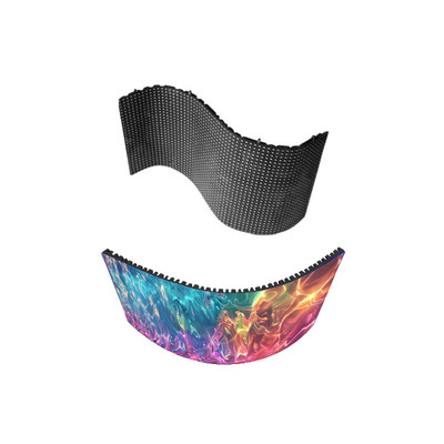 P1.25 Flexible LED Display Screen SMD1010 Iron With Painting Creative Designs