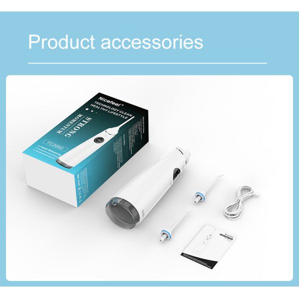 Nicefeel Smart Dental Water Flosser IPX7 With 1400mAh Battery