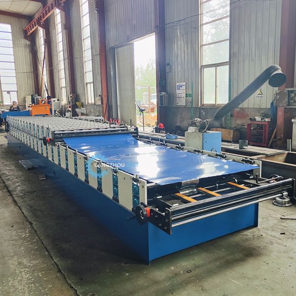 PLC Control Auto Cutting Hydraulic Roof Sheet Rolling Machine