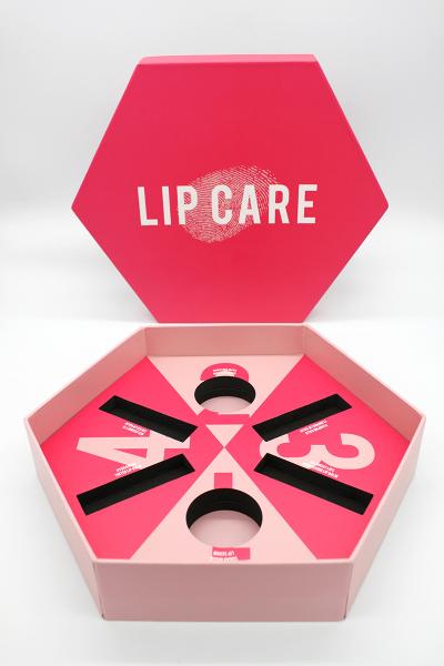 Cheap Lip Care Custom Makeup Packaging Special Shape Recyclable Paper Cosmetic Packaging for sale