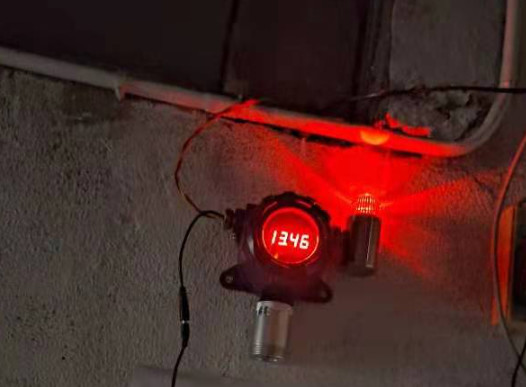 24-Hour Continuous Monitoring Fixed N2 Gas Detector With Remote Control And Alarm Function For The Freezing Area Food Factory