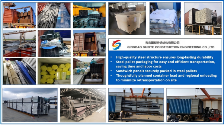 Drawing Design Steel Structure Workshop With Q355 Material And Sliding Door