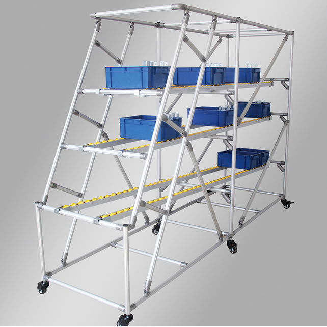 DYJ19-A10 Aluminium Pipe Joint Lean Pipe Parallel 19mm Connector Rack System Industrial Connector Accessories