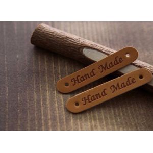 Best Embossed Custom Leather Clothing Patches , Creative Leather Flight Jacket Patches wholesale