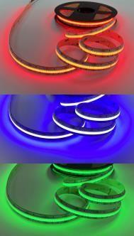 Cheap Milewood RGB LED COB Strip Fast Shipping 24 Volt Rgb Led Strip IP20 for sale
