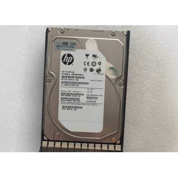 507616-B21 508010-001 HP Server Hard Drives , HP Internal Hard Disk SAS 2TB