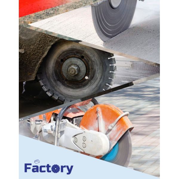 300-600mm Industrial Grade Diamond Saw Blade for Asphalt Cutting Sintering Segmented