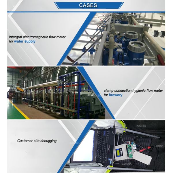 KEF Electromagnetic Flowmeter for Liquid Flow Measurement with 0.5% Accuracy and 4.0MPa Pressure in Stainless Steel