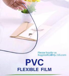 PVC Film, Super Clear, Factory Price Non-Sticky soft Vinyl PVC filexible Film, Glossy Embossed