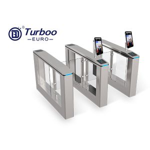 Wide Lane 1100mm Access Control Turnstile RFID Card For Handicap Turboo