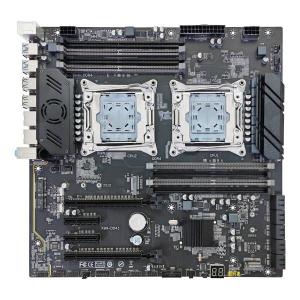 China X99 Dual CPU Motherboard LGA 2011 V3 E-ATX USB3.0 SATA3 With Dual Xeon Processor on sale