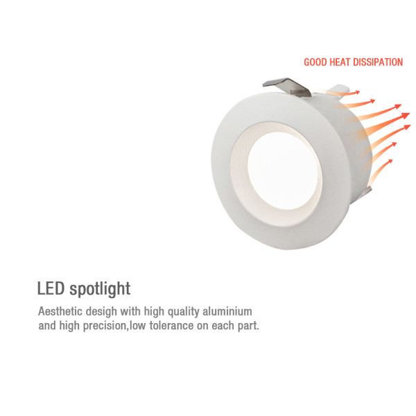 Multi Scene LED Ceiling Recessed Spot Light Dimmable Practical IP20