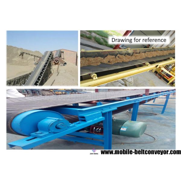 Bulk Material Handling Telescopic Belt Conveyor Customized Size Simple Operation