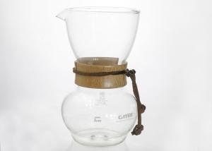 Pour Over Coffee Maker Antique Glass Coffee Pots With 500ml Capacity , LOGO Custom