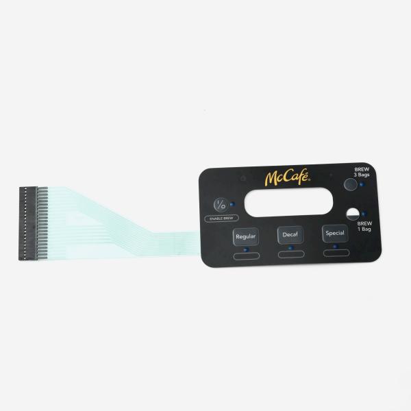 Cheap IP65 Durable Backlight Membrane Switch Keypad With Window Multipurpose for sale
