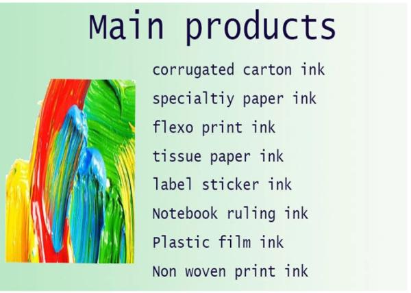 Cheap 2.6 g/mL Water Based Printing Inks For Flexographic Printing for sale