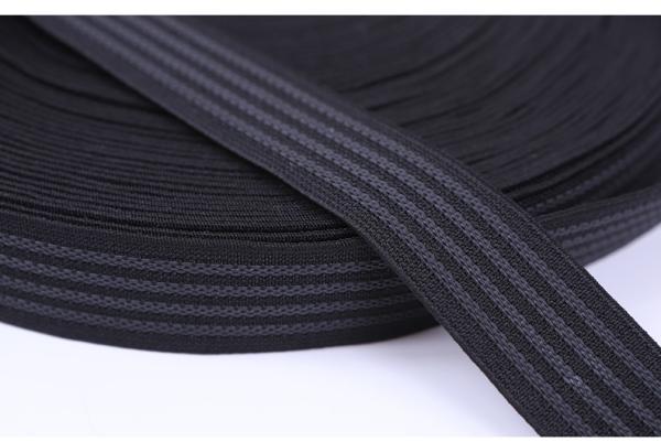 Polyester Rubber Non Slip Gripper Elastic Webbing For Cloth