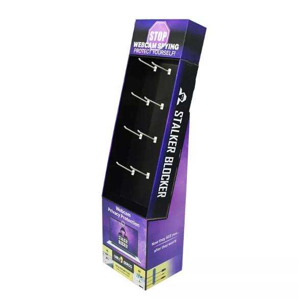 Cheap Retail Store Cardboard Pegboard Display Stand For Phone Accessories Earphone for sale