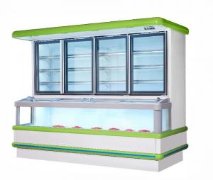 Best New Design Vertical Combi Freezer Below Freezer Above Freezer for Supermarket wholesale