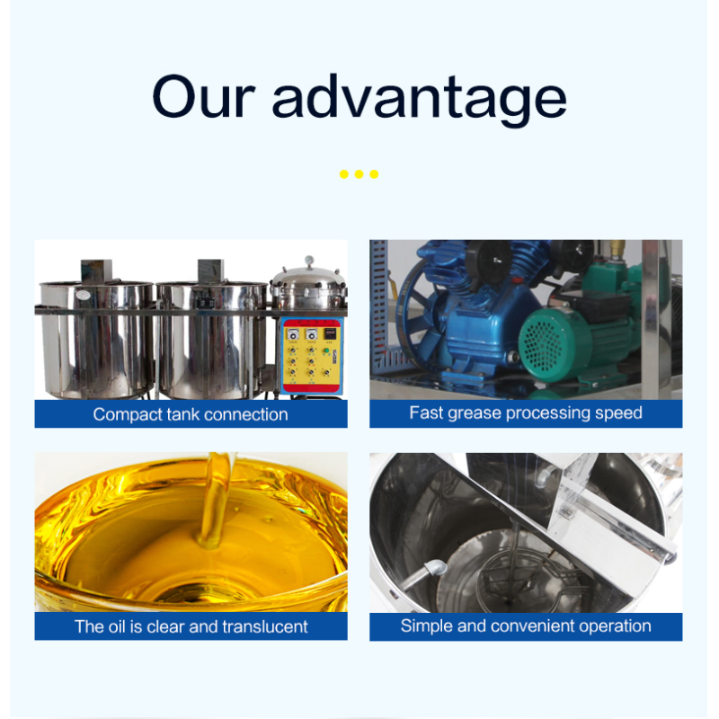 Small-Scale Groundnut Oil Refining Machine with 500Kg/day Capacity in Stainless Steel