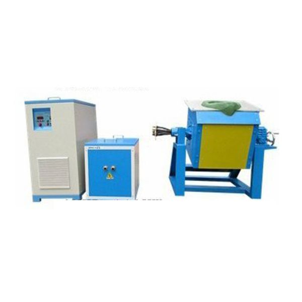 Small Induction Smelting Furnace Automatic Tilting Smelting Furnace Gold Silver
