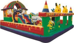China 1000D Pvc Inflatable Play Center Blow Up Playground Slide on sale