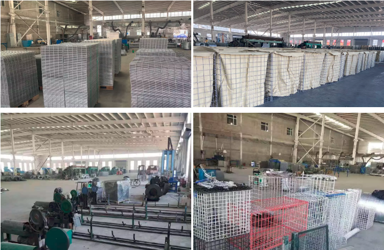 3.8mm Thickness Hot Dip Galvanized Welded Mesh Gabion Baskets