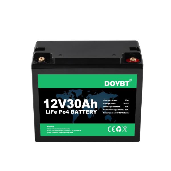 Cheap 12V 30Ah LiFePO4 Battery Pack Rechargeable For Backup Power Supply for sale