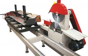 Best TT1500 Twin Blade Sawmill Sliding Saw Table For Hardwood Logs Cutting wholesale