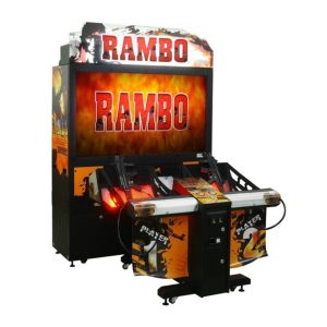 Amusement park coin operated 55LCD simulator gun shooting Rambo arcade machine