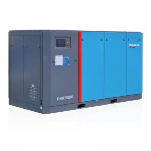 China Industrial Variable Speed Double Stage Screw Air Compressor 100HP 75KW on sale