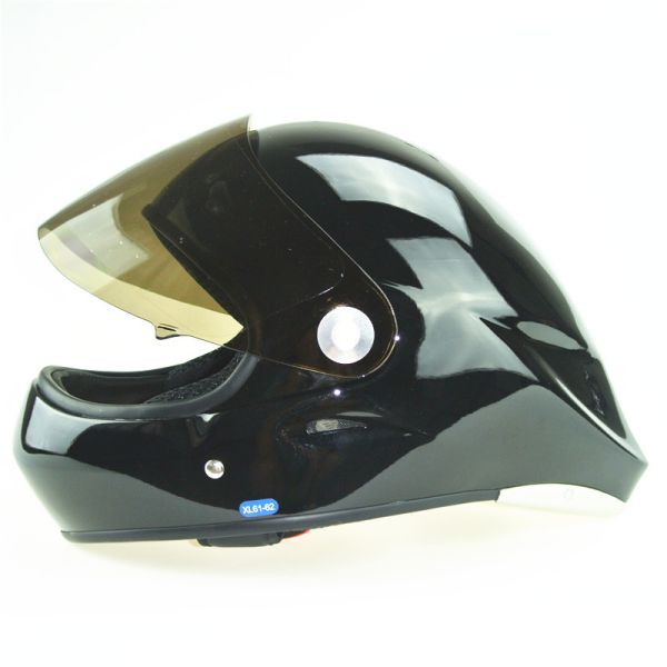 Full face Paragliding helmet GD-E Hang gliding helmet Black colour
