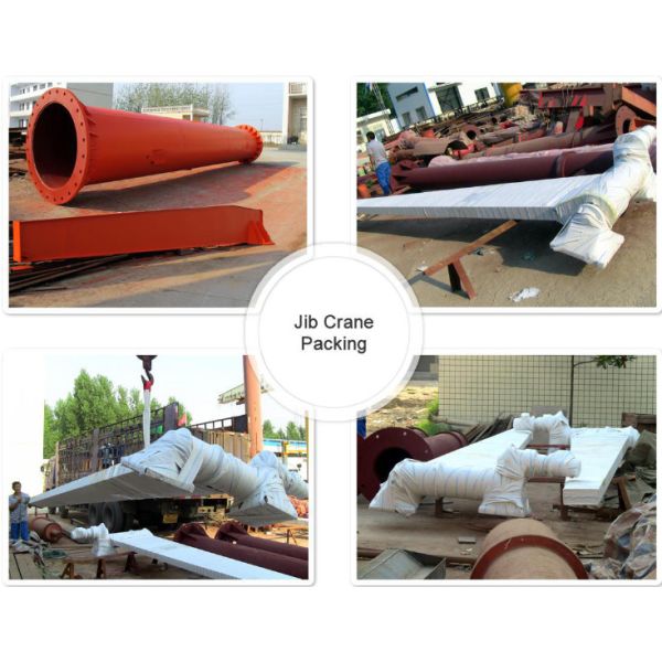 CE Approval 3 Ton Cantilever Jib Crane 0.7r/min Rotating Speed Flexible Operation