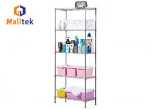 China 150kgs/Layer Epoxy Powder Coated Wire Rack Shelving OEM For Supermarket on sale