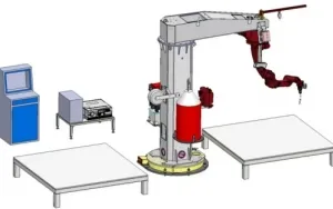 Wireless Network Connected Smart Factory Teaching Free Welding Robots