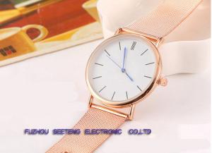 China Simple Clean Design Wrist Watch With Alloy Case, alloy Strap For ladies on sale