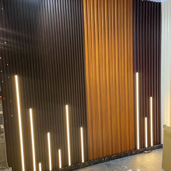 Colorful WPC Wall Panel Wall Decorations Interior Easy Installation Anti-scratch WPC Wall Cladding