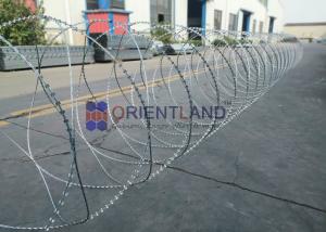 China 450mm/600mm/900mm Razor Barbed Wire Fencing For Garden Protection on sale