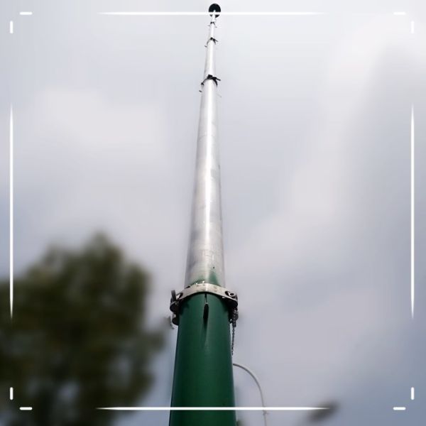 Auto 18M 6063 Aluminum Portable Antenna Mast