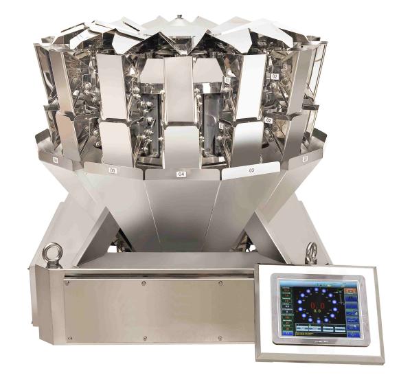 Cheap Modular Control 2.5L Multihead Weighing Machines For Biscuit Goody Pet Food for sale
