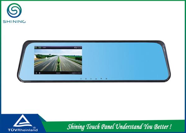 Cheap Capacitive 4.3 Inch Touch Screen Touch Lens / 4.3 Rear View Mirror Monitor for sale