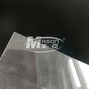 Best 3mm 1220X2440mm Acrylic Light Guide Panel LGP PMMA Use For Lighting Sign wholesale