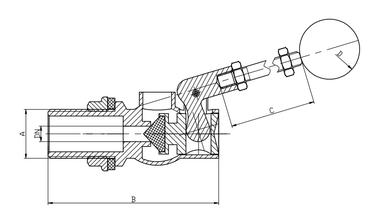 Stainless Steel Ball Male 16 Bar 1/2" Brass Float Valve