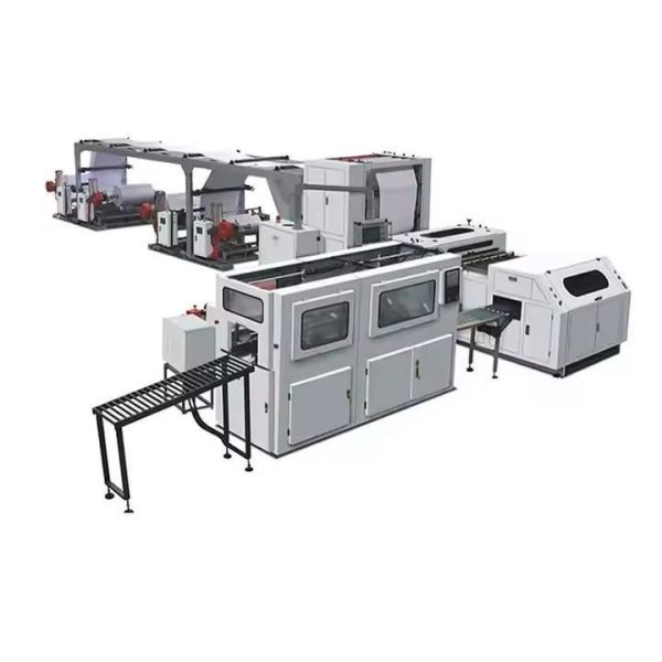 Automatic A4 Paper Cutting Machine And Packaging Machine In Line Paper Ream Packing Machine Metal Slitting Machine 1100