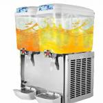 Commercial Cold Beverage Dispenser / Fruit Juice Dispenser Machine Double Head