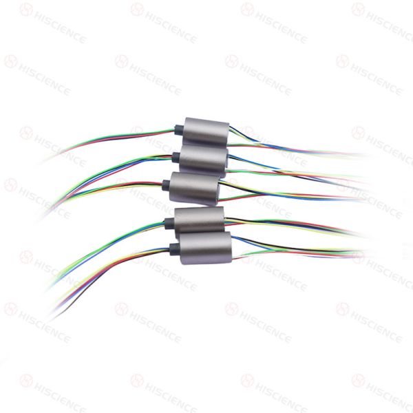 Durable 12 Circuits Wire Slip Ring Capsule For Antenna System