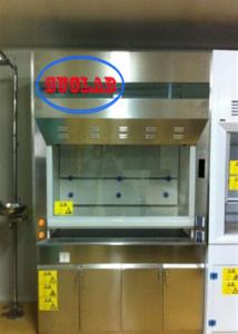 Automatic Control Ducted Fume Hood Manufacturers with Ducted Exhaust System and 6mm Glass Window