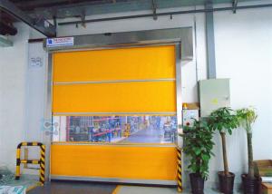 Best Blue Yellow PVC Interior Door , Industrial Workshop Doors wholesale