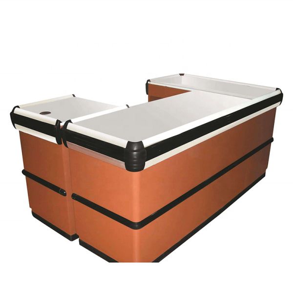1500MM 0.85M SS Supermarket Checkout Counter For Convenience Store
