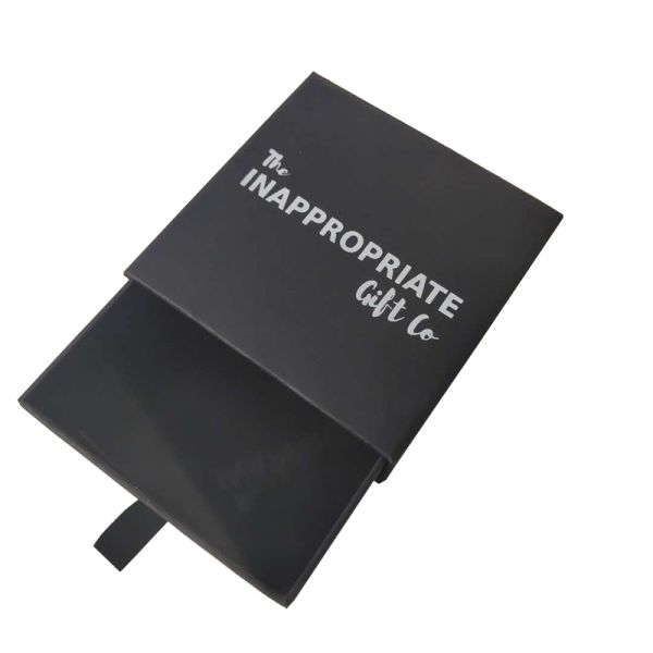 Matte Black Paper Gift Package Box Custom For Jewelry Watch Eyewear